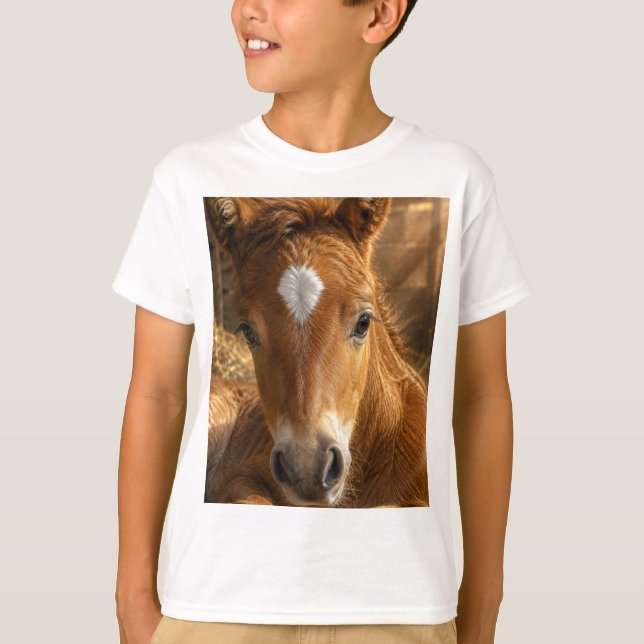Camiseta Sueño dorado Potro suave (Anverso)