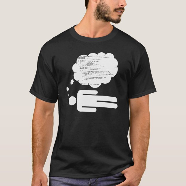 Camiseta Sueño en código (Anverso)