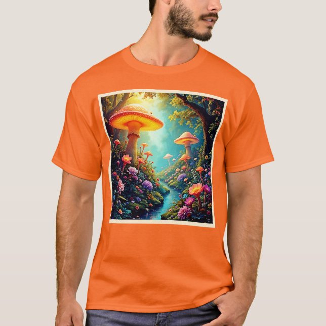 Camiseta Sueño forestal de hongos encantados (Anverso)
