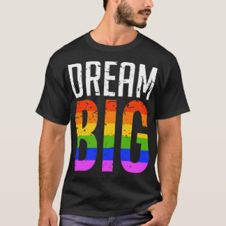 Camiseta Sueño gran orgullo LGBT de arcoiris