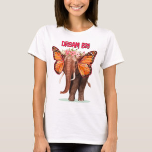 Camiseta Sueño Grande Como Un Elefante Inspirador