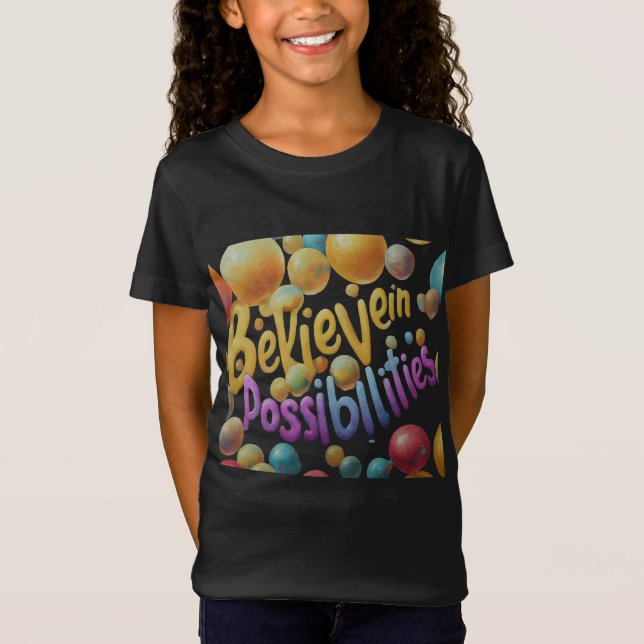 Camiseta Sueño grande, crea audaz (Anverso)