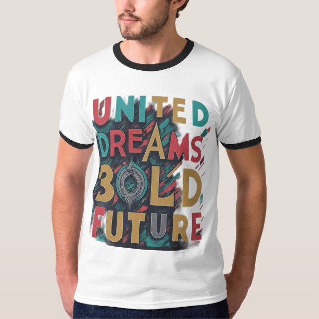 Camiseta Sueño grande, lograr más (Anverso)
