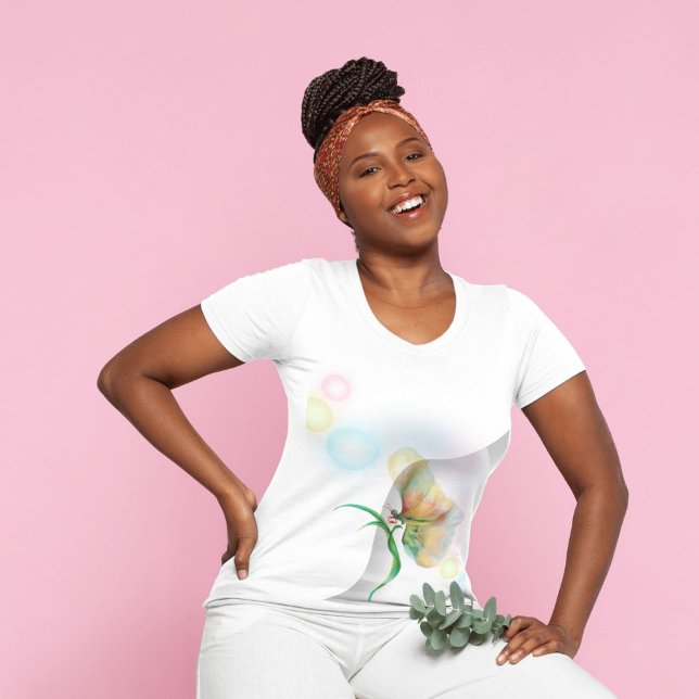 Camiseta Sueño mariposa Pastel Abstract T-Shirt (Subido por el creador)