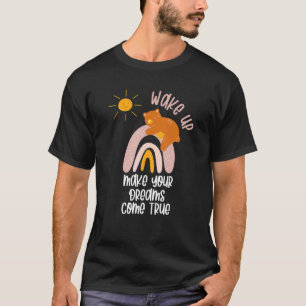 Camiseta Sueño mental: oso arcoiris bohemio Inspirador