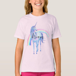 Camiseta Sueño morado de agua unicornio
