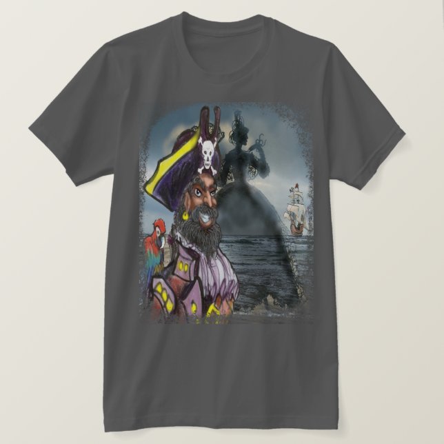 Camiseta Sueño pirata (Anverso del diseño)
