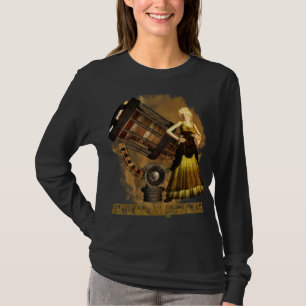 Camiseta Sueño telescópico largo de Steampunk Sleve T Cer
