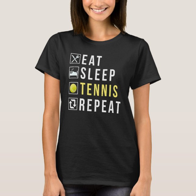 Camiseta Sueño Tenis Repito Tenis (Anverso)