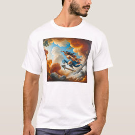 Camiseta Sueños barrocos en patineta