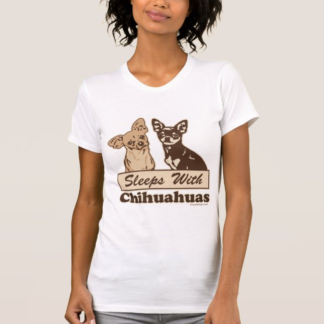 Camiseta Sueños con los perros de la chihuahua (Anverso)