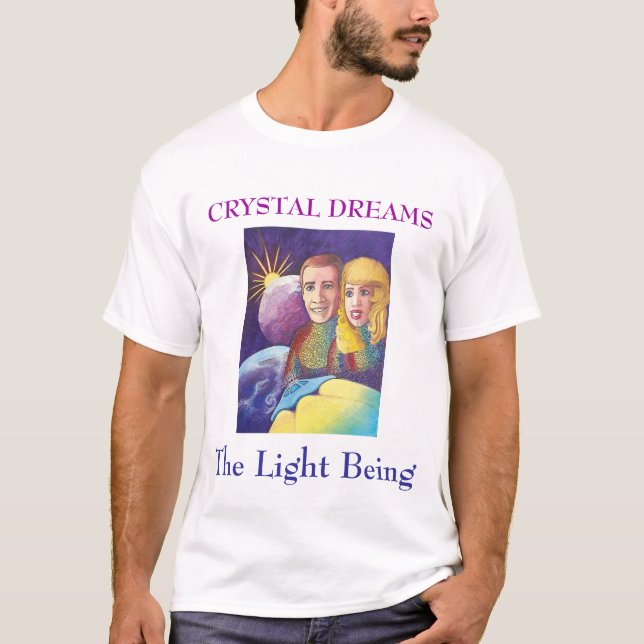 Camiseta Sueños cristalinos, el ser ligero (Anverso)