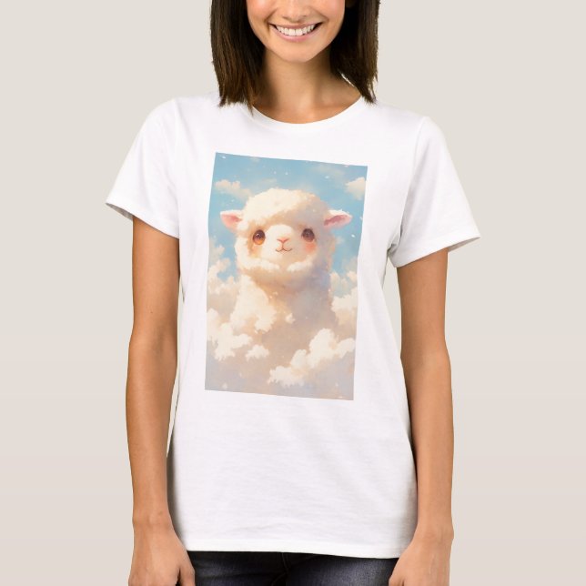 Camiseta Sueños de alpaca fluidos (Anverso)