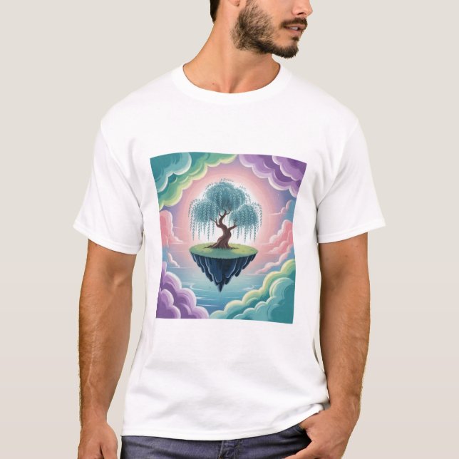 Camiseta Sueños de árbol y Willow flotante (Anverso)