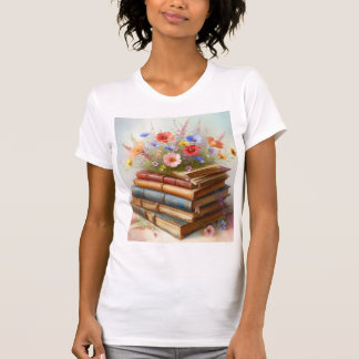 Camiseta Sueños de Biblioteca Floral – Flores Silvestres Cr