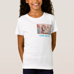 Camiseta Sueños de Caramelo de Unicornio (azul)