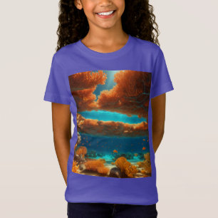 Camiseta Sueños de coral iluminados con sol - Tee 3D de Oce