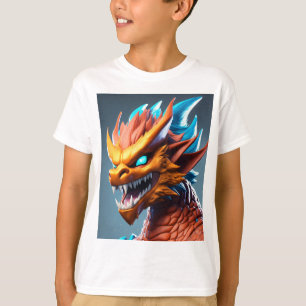 Camiseta Sueños de dragón caprichosos: diseño de banner acu