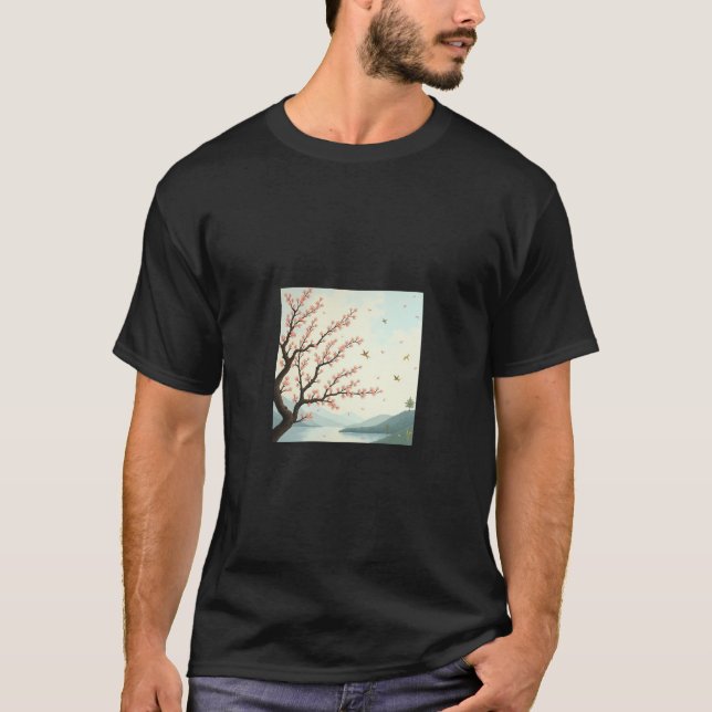 Camiseta Sueños de Flor de Almendro (Anverso)