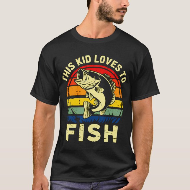 Camiseta Sueños de la infancia, Pesca (Anverso)