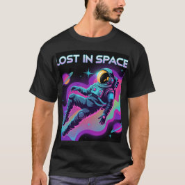 Camiseta Sueños de luna - Astronauta sentado solo en el esp