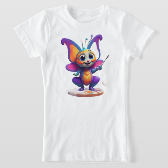 Camiseta "Sueños de mariposa y sonrisas pingüinas" (Distribución)
