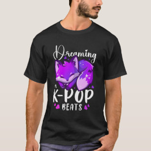 Camiseta Sueños de música K-Pop durmiendo en Fox K-Pop