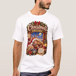 Camiseta Sueños de Navidad – Noche de Navidad Mágica y Acog