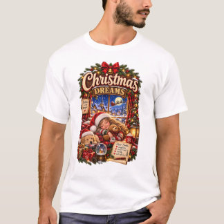 Camiseta Sueños de Navidad – Noche de Navidad Mágica y Acog