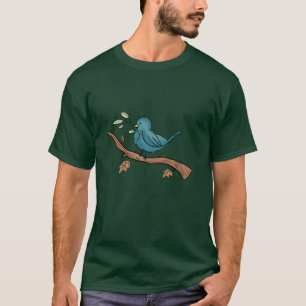 Camiseta Sueños de Pájaro Azul