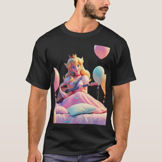 Camiseta Sueños De Peach - Tee Álbum De Lofi Inspirado En C (Anverso)