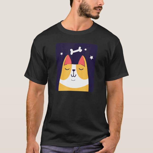 Camiseta Sueños de Perrito Corgi Lindo (Anverso)