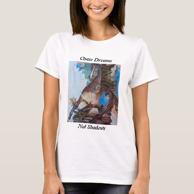 Camiseta Sueños de persecución, no sombras Abstracte de cab (Anverso)