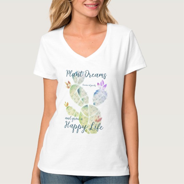 Camiseta Sueños de plantas (Anverso)