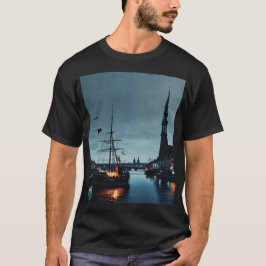 Camiseta Sueños de puerto de Copenhague