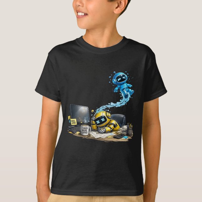 Camiseta Sueños de robot (Anverso)