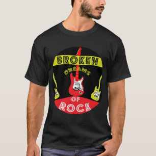 Camiseta Sueños de rock de guitarra eléctrica   Rock   Músi