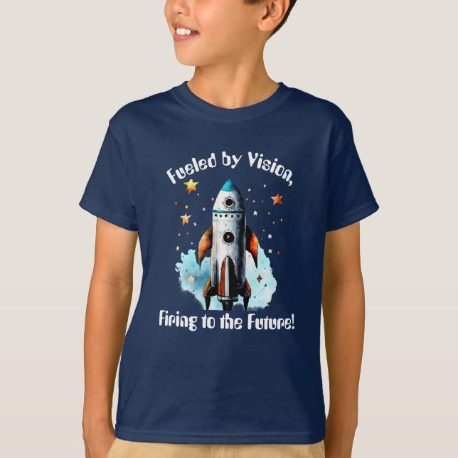 Camiseta Sueños de Rocketing: impulsados por la visión (Anverso)