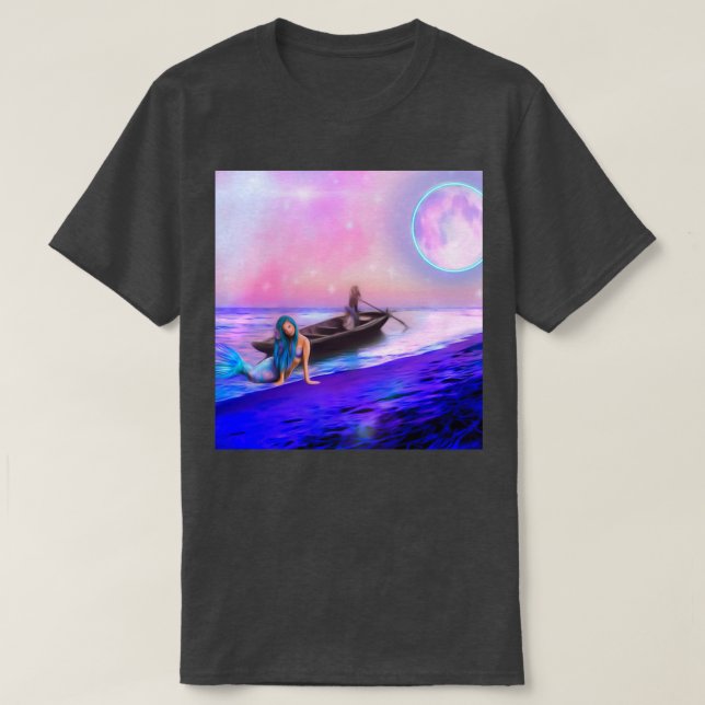 Camiseta sueños de sirena 5 (Diseño del anverso)