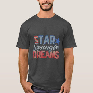 Camiseta Sueños de Star-Spangling: Diseño Patriótico de Cam