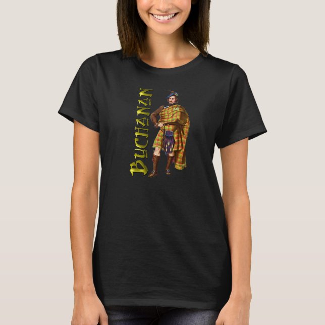 Camiseta Sueños de tierras altas de Clan Buchanan Scottish (Anverso)