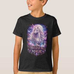 Camiseta Sueños de Unicornio a la Luz de la Luna