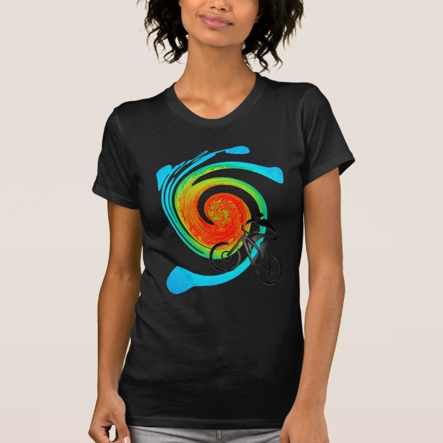 Camiseta sueños de Utah de la bici (Anverso)