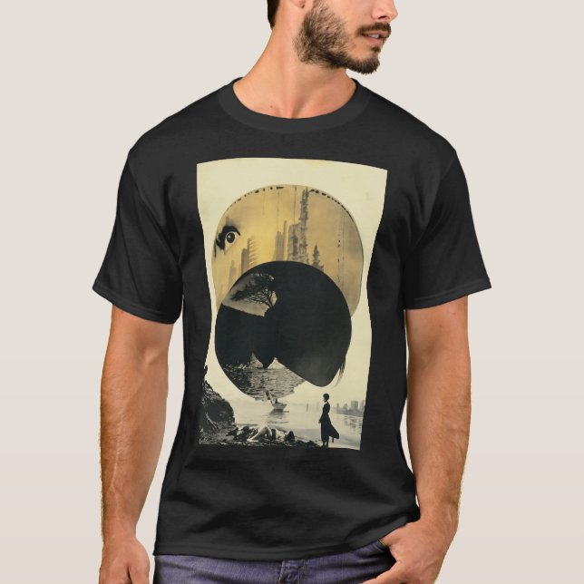 Camiseta Sueños Distópicos: El oscuro mundo de Toshiko Oka (Anverso)
