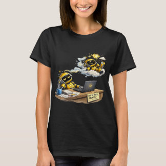 Camiseta sueños divertidos de robot 
