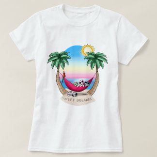 Camiseta Sueños dulces tropicales de KiniArt Havanese