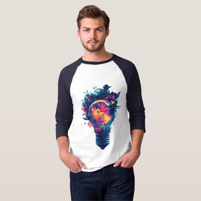 Camiseta Sueños eléctricos: enciende tu mente (Anverso completo)