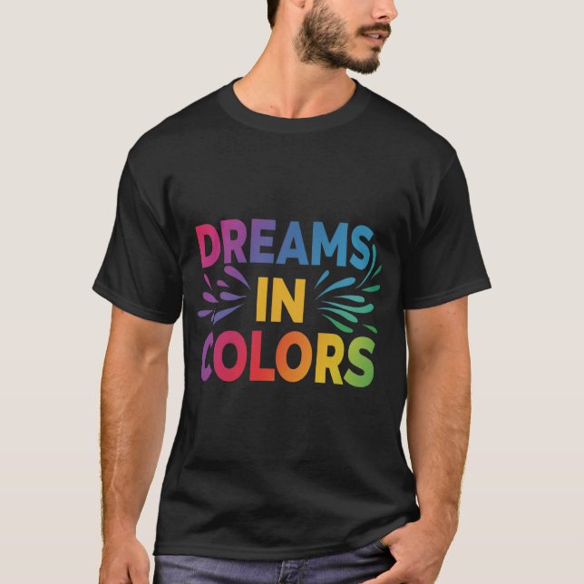 Camiseta Sueños en colores (Anverso)