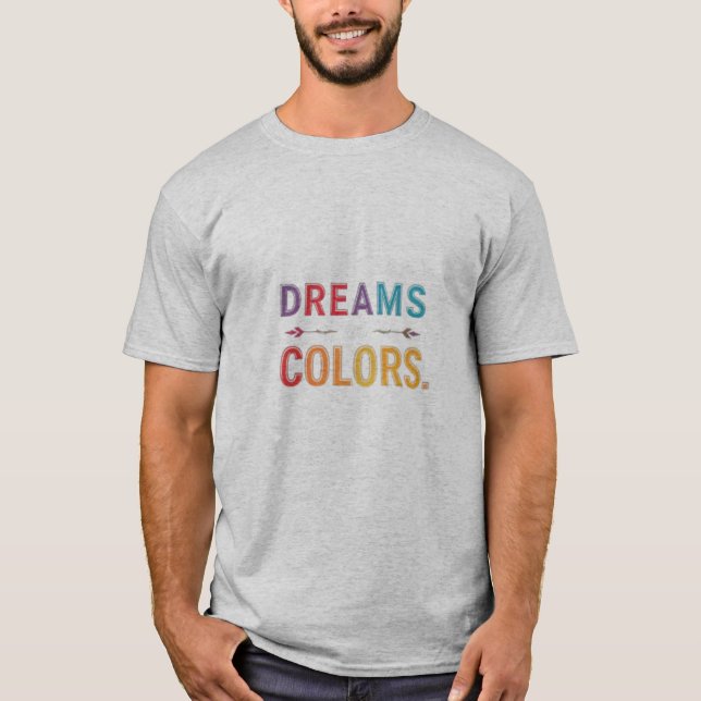 Camiseta "Sueños en colores: un tapiz de imaginación" (Anverso)