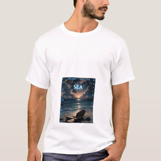 Camiseta Sueños en el mar - Sunset Beach Silla Arte para lo